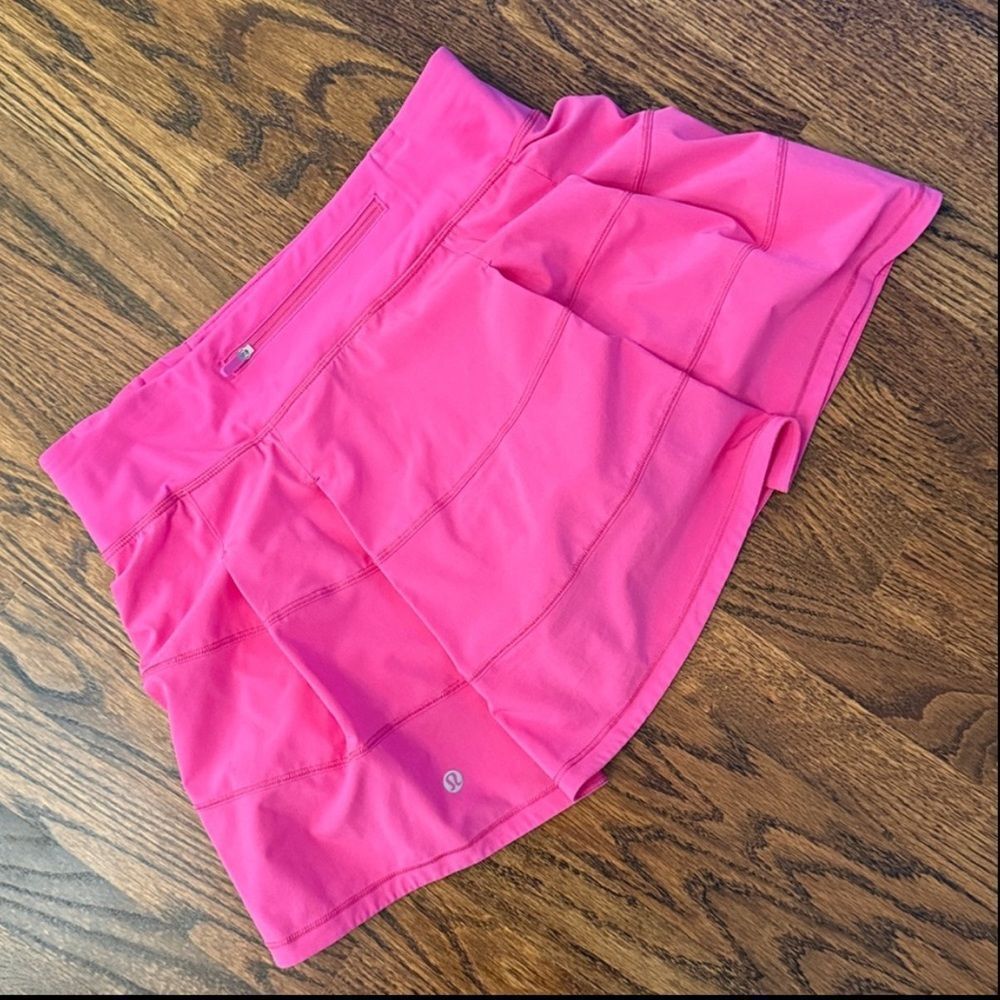 New Lululemon Pace Rival Mid Rise Skirt Ripened Raspberry Size 6 - Picture 11 of 11